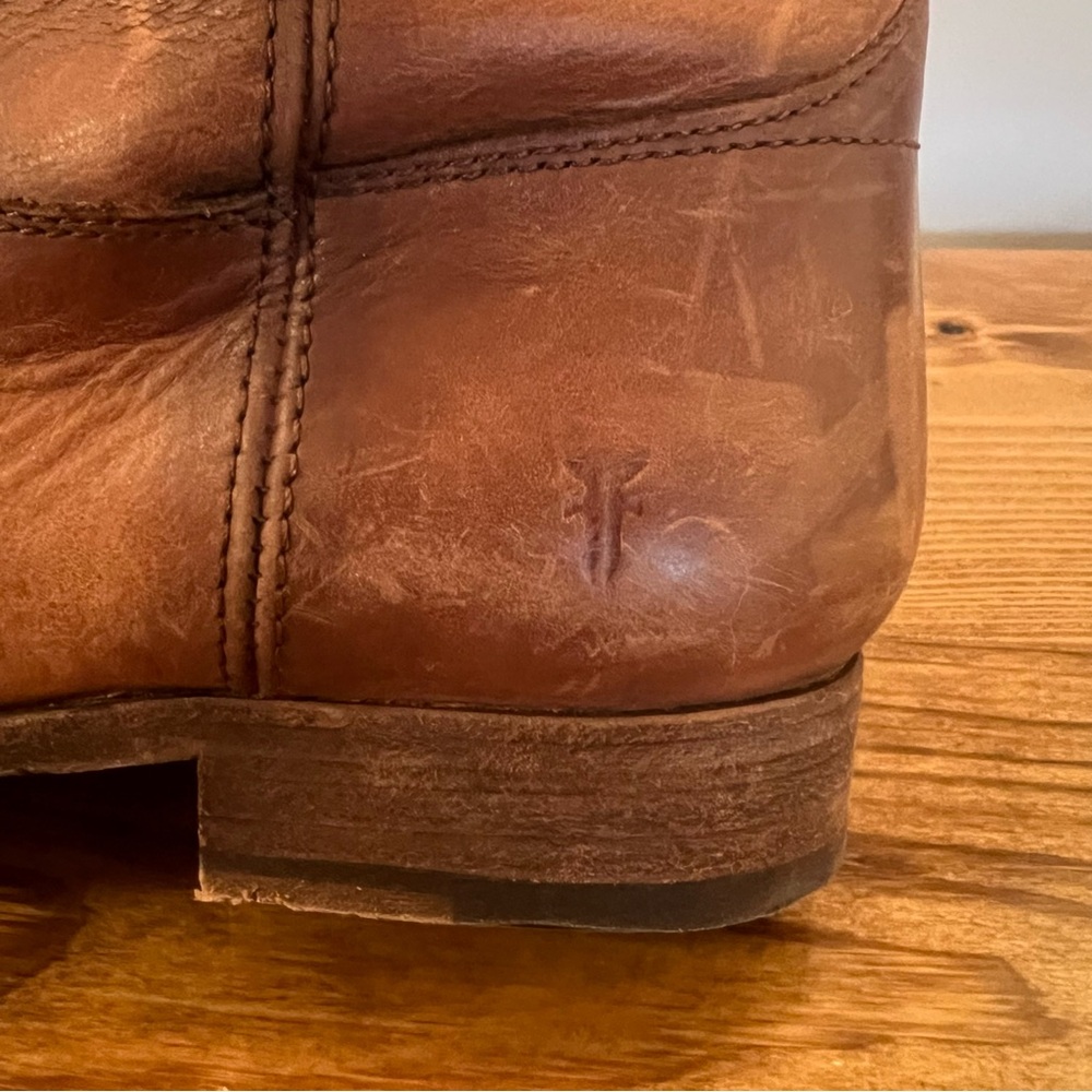 Frye Women's Melissa Western Knee High Leather Boots - Picture 7 of 8